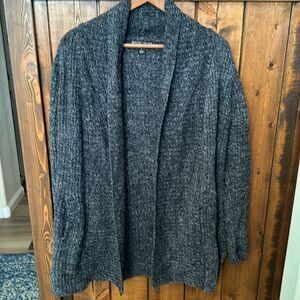 Barefoot Dreams Cozychic Lite Montecito Cardi 494 charcoal, Size S